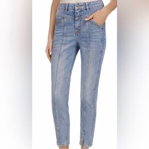 The Kooples Women's Light Blue Cropped Jeans